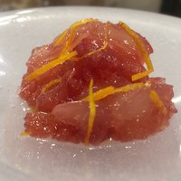 トーキョー シノワ 神子 - 酸味と甘みが効いた甘酢。コリッコリとはじけるような食感と共に爽快。