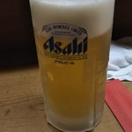 新蔦 - 生ビール(中) 580円♪
