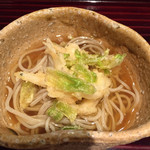 松川 - 蕎麦、白魚