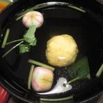 炭焼うな富士 - えびしんじょういり吸物