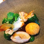 Ode - 鱈、おかひじき、椎茸