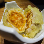天ぷらスタンド KITSUNE - トリュフ香る半熟味玉子