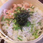 創作家庭料理　多肴 - しらすと桜エビのわっぱ飯