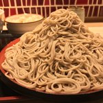 味奈登庵 - #食べログ的に撮るとこうなる。  
      大盛りはさすがのボリューム。