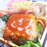 つるや - ハンバーグランチ498円