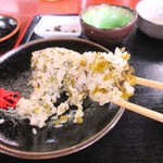 山賊旅路 - たご汁定食　１２５０円