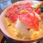 臥璽廊 - やまが和牛のステーキ丼セット