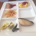 スーパーホテル - 料理写真:盛り付けがイマイチですが(°▽°)