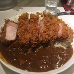 リリーカレー - ロース200（1,600円）と福神漬け（50円）