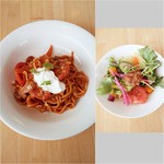 カフェモ・ルタオ - ビーフストロガノフ～生パスタ～　1,142円　2018/03