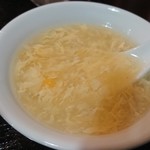 中華創作ダイニング 錦龍 - 玉子スープ