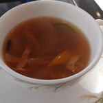 ホテルモンテローザ - スープは、オニオンスープ。