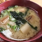 山口湯田食堂 - みそ汁