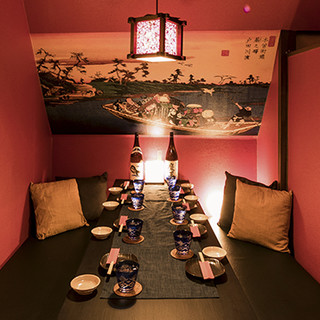 個室完備。2名様～団体様迄ご案内致します