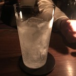 ベンフィディック - ジントニック（ライター付けてもらうとこんな感じ）