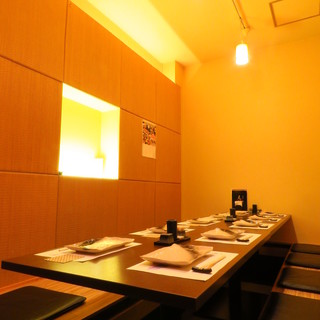Private rooms are also available in the store with a calm atmosphere.