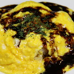 Omelette rice with melted Omelette Rice