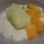 本濱 - 牛乳玄米ゼリー　マンゴーとメロン２