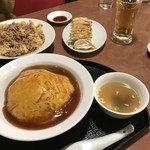麺飯屋 醤 - 天津飯 肉炒飯 焼餃子 ビール