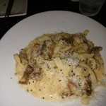 自家製パンチェッタのカルボナーラ