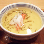 そばの実 一閑人 - 玉汁蒸し