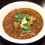 たんどーる - 黒ゴマキーマカレー(1000円)+チーズ(100円)