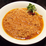 たんどーる - 華麗なる！鶏ひき肉とナンコツのキーマカレー 梅干し添え(1050円)