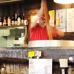 あかつき - 店長のスープ仕込み風景（真剣そのもの！！