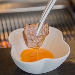 やきにく家 香煙 - 竹鶏たまごとご一緒にどうぞ^_^