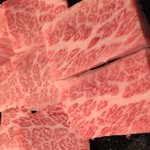 やきにく家 香煙 - 黒毛和牛上カルビ