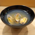 日本橋蛎殻町 すぎた - 浅利の味噌汁