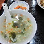 魯園菜館 - スープはとろみが強い
