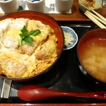 魚沼の畑 - ランチ（もち豚ロースかつ丼）