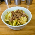 ラーメン 竜家 - キャベチャー¥100パリパリ美味しいですねﾊﾊｯ♪