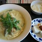 タイ料理カフェ KATI - 料理写真:グリーンカレーラーメンセット