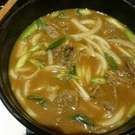 さぬきうどん四國屋 - 2018/3 牛すじ肉のカレーうどん870円