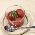 波へい - 冷製トマト〜バジルソース〜