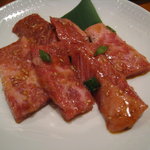 桔梗苑 - 黒毛和牛上カルビ　タレ