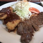 にんにく亭 - カットステーキ&ヒレカツ