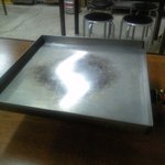 亀とん食堂 - 鉄板はこんな感じでした