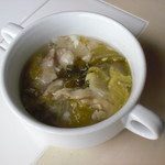 豚肉と白菜のガーリックスープ