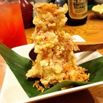 日の出酒場 - 燻製玉子のポテサラ