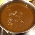 ジョイマハール - 「チョイスカレーセット」「J・ビーフカレー」味わいは、インドカリー専門店でありながら、インドカリー風が払拭されており、完全な「洋風カレー」のものであった。