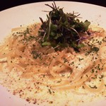 炭焼創作割烹 旬 - バジルクリーム生パスタ