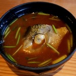 すし処 内海 - セットの赤だし