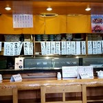すし処 内海 - カウンター
