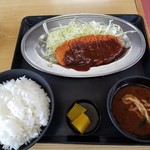 采女食堂 - 週替わりランチ  味噌かつ定食