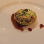 f - だだみ 比内地鶏のたまご カザエビのソース　