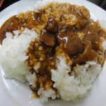 キッチン南海 - カレーをぶっかけ