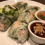 THAIFOOD DINING&BAR　マイペンライ - 生春巻き 断面